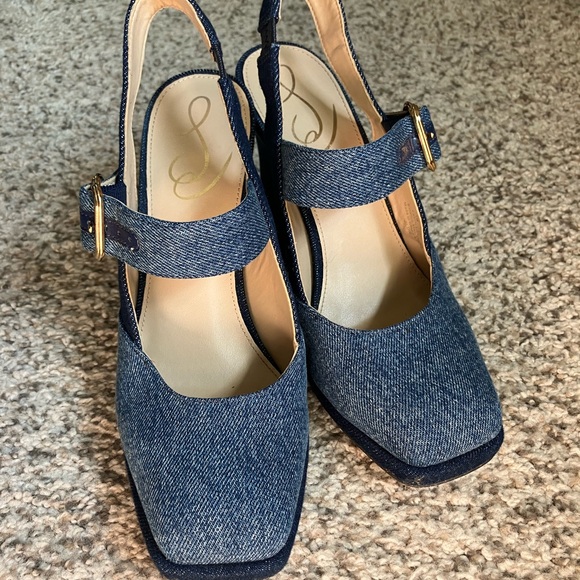 Sam Edelman Jildie in 2-Tone Denim - Picture 1 of 9